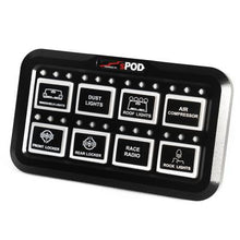 sPod Add-On HD Switch Panel 8-Circuit Systems - Universal