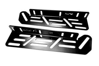 SPV Parts 2021-2026 Ford Raptor Baja Designs Squadron 2.0 Sport & PRO Triple Fog Light Kit (With Brackets) (RGBW Backlit)