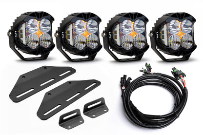 2024+ Gen 3 Ford Raptor (& Tremor) MODULAR Bumper POST MOUNT Light Kits for TWO PAIRS of Large Lights by SPV Parts