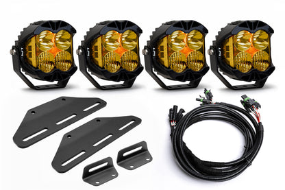 2024+ Gen 3 Ford Raptor (& Tremor) MODULAR Bumper POST MOUNT Light Kits for TWO PAIRS of Large Lights by SPV Parts