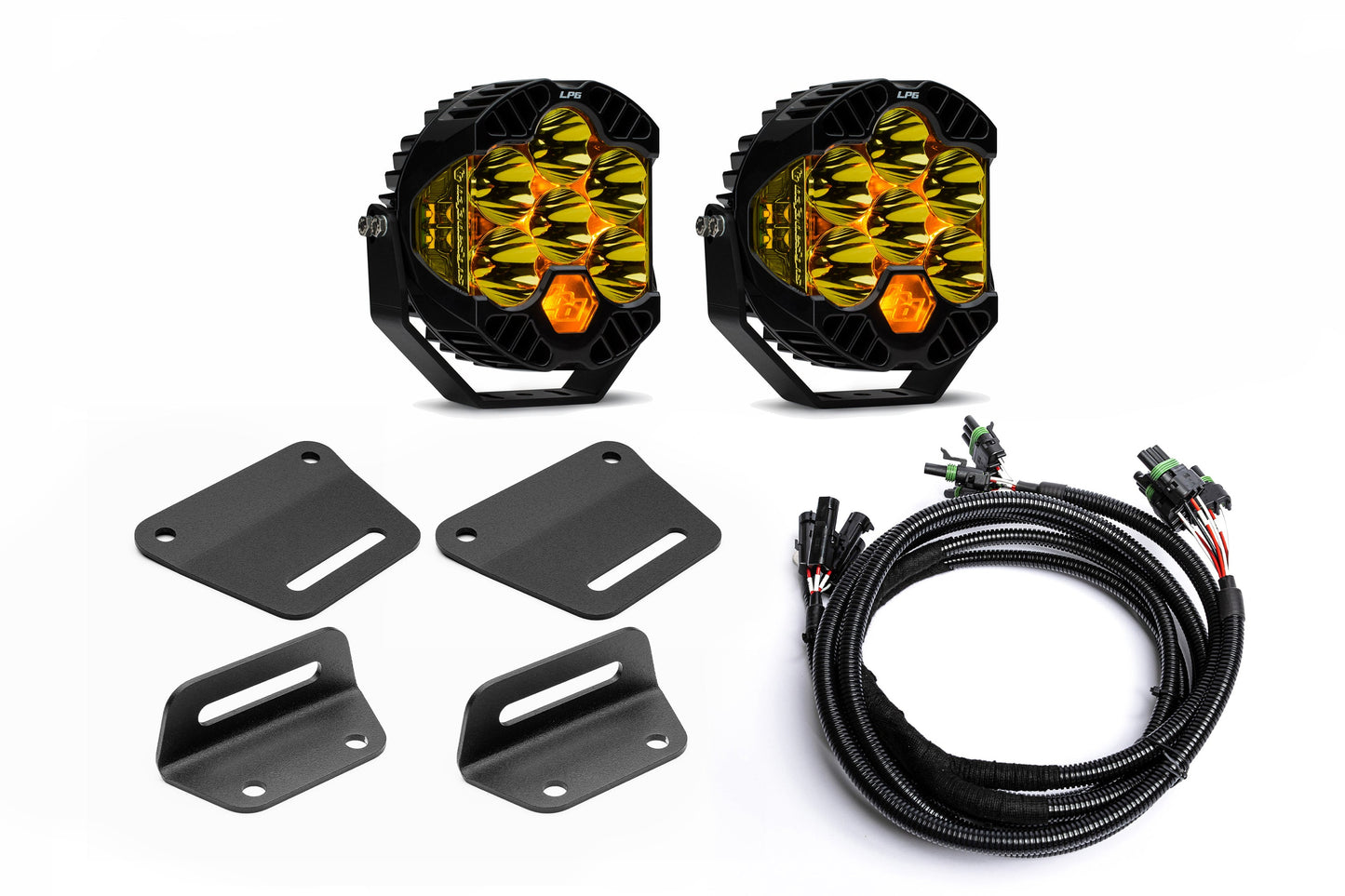 2024+ Gen 3 Ford Raptor (& Tremor) MODULAR Bumper POST MOUNT Light Kits for ONE Pair of Large Lights by SPV Parts