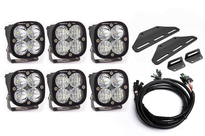 SPV Parts 2024+ Raptor MODULAR BUMPER - Baja Designs Sport & PRO Triple POST MOUNT Light Kit