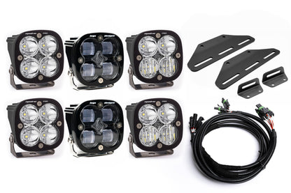 SPV Parts 2024+ Raptor MODULAR BUMPER - Baja Designs Sport & PRO Triple POST MOUNT Light Kit