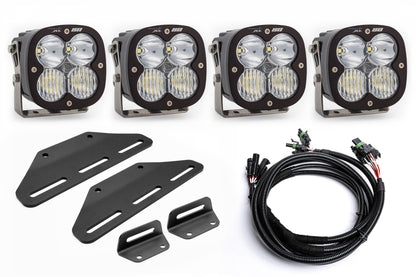 2024+ Gen 3 Ford Raptor (& Tremor) MODULAR Bumper POST MOUNT Light Kits for TWO PAIRS of Large Lights by SPV Parts