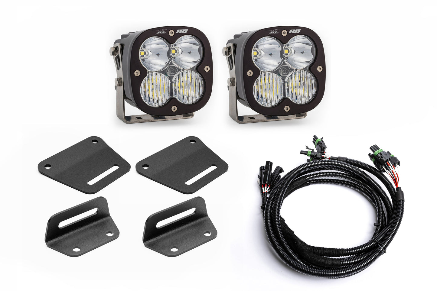 2024+ Gen 3 Ford Raptor (& Tremor) MODULAR Bumper POST MOUNT Light Kits for ONE Pair of Large Lights by SPV Parts