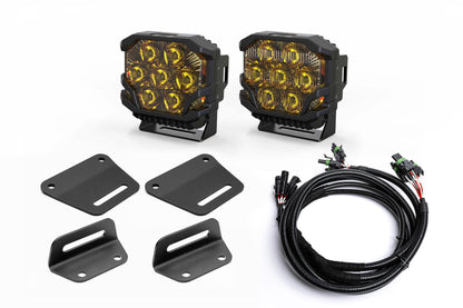 2024+ Gen 3 Ford Raptor (& Tremor) MODULAR Bumper POST MOUNT Light Kits for ONE Pair of Large Lights by SPV Parts