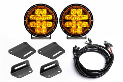 2024+ Gen 3 Ford Raptor (& Tremor) MODULAR Bumper POST MOUNT Light Kits for ONE Pair of Large Lights by SPV Parts
