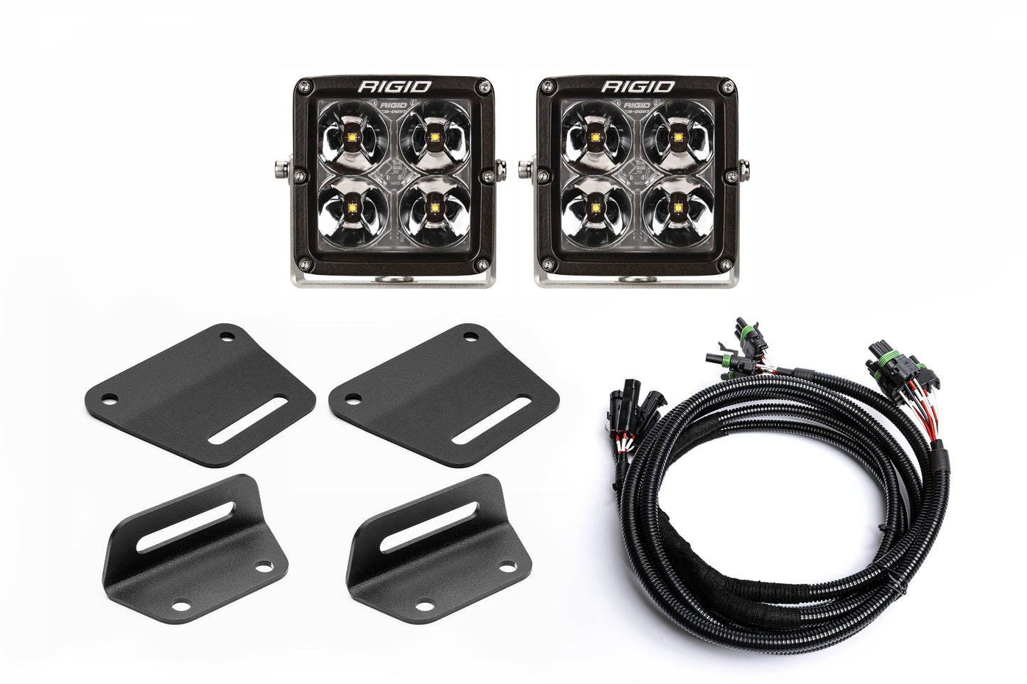 2024+ Gen 3 Ford Raptor (& Tremor) MODULAR Bumper POST MOUNT Light Kits for ONE Pair of Large Lights by SPV Parts