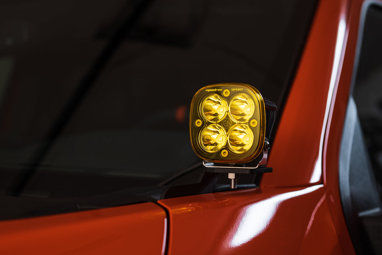 SPV Parts Baja Designs Squadron 2.0 or S2 A-Pillar (Ditch) Light Kit for Ford 2021+ Raptor/F-150/Tremor & 20-22 Super Duty (RGBW Backlit)