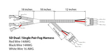 SPV Parts Short Dual Harness - SPV Harness System (Works with MANY vehicles, See Details)