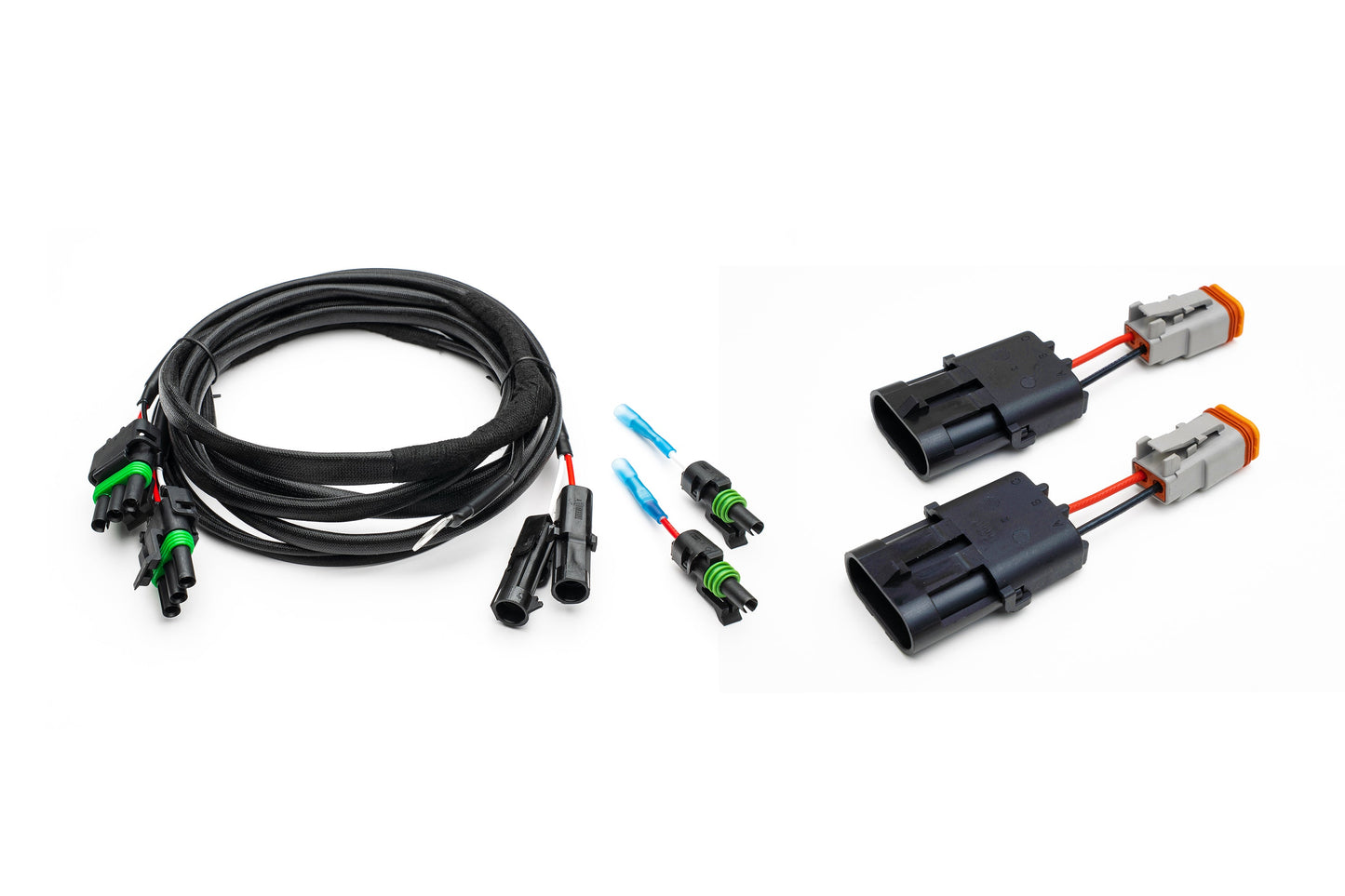 SPV Parts Short Dual Harness - SPV Harness System (Works with MANY vehicles, See Details)