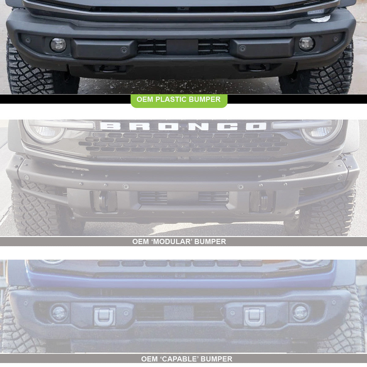 Ford, Bronco (21-On), 6 XL Pro Linkable Kit, Plastic Bumper