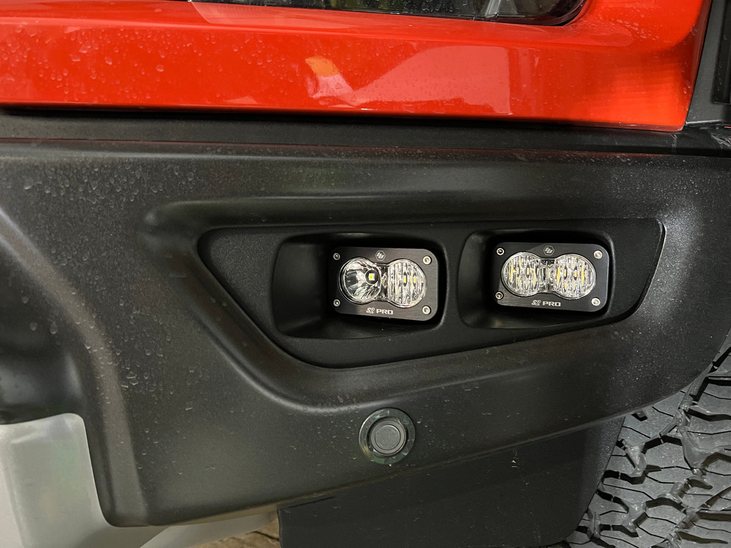 SPV Parts 2021-2025 Ford F-150 & Bronco Raptor OEM (SAE) Fog Light Upgrade Kit with Brackets and Baja Designs S2 Lights