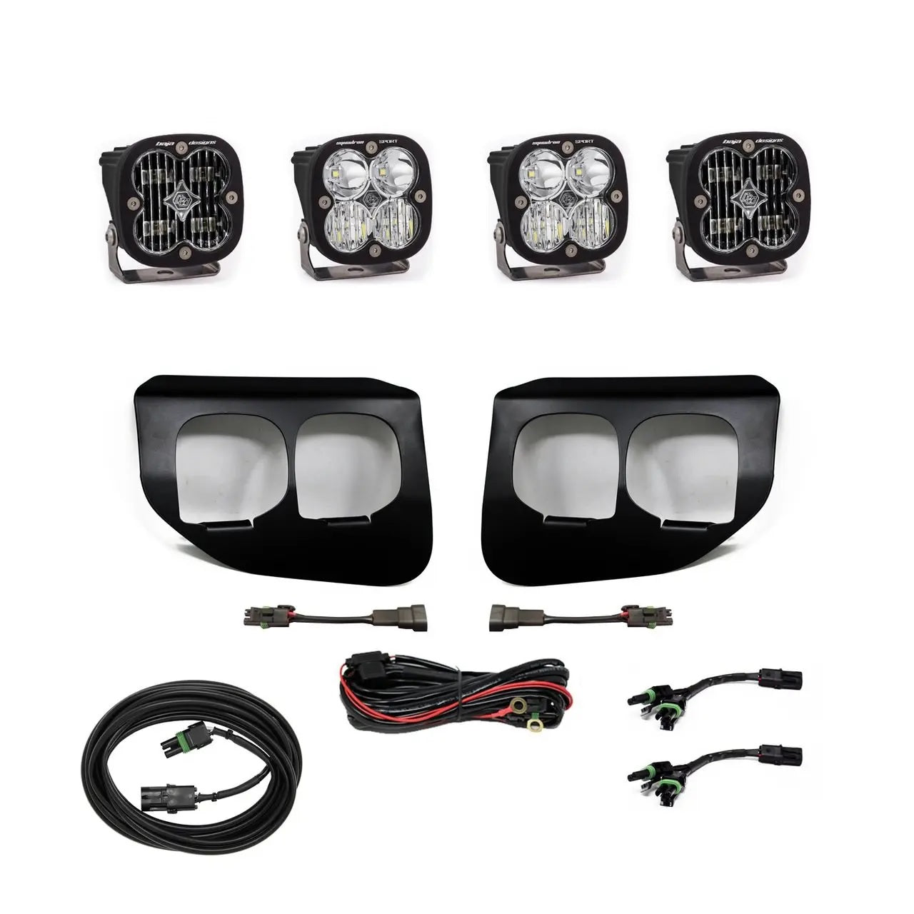 Baja Designs 2020+ Super Duty Squadron SAE Sport or Pro Fog Pocket Kit