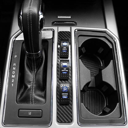 SPV Parts 2015-2020 F-150 3-Hole Switch Panel (COMPLETE KIT) Includes Panel, Choice of Switches and Wire Harness