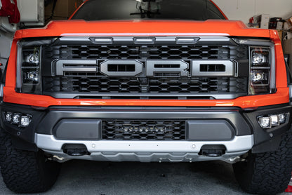 SPV Parts 2021+ Gen 3 Ford Raptor Bumper Bracket Kit with Cross Mount & Harness Bundle Kits