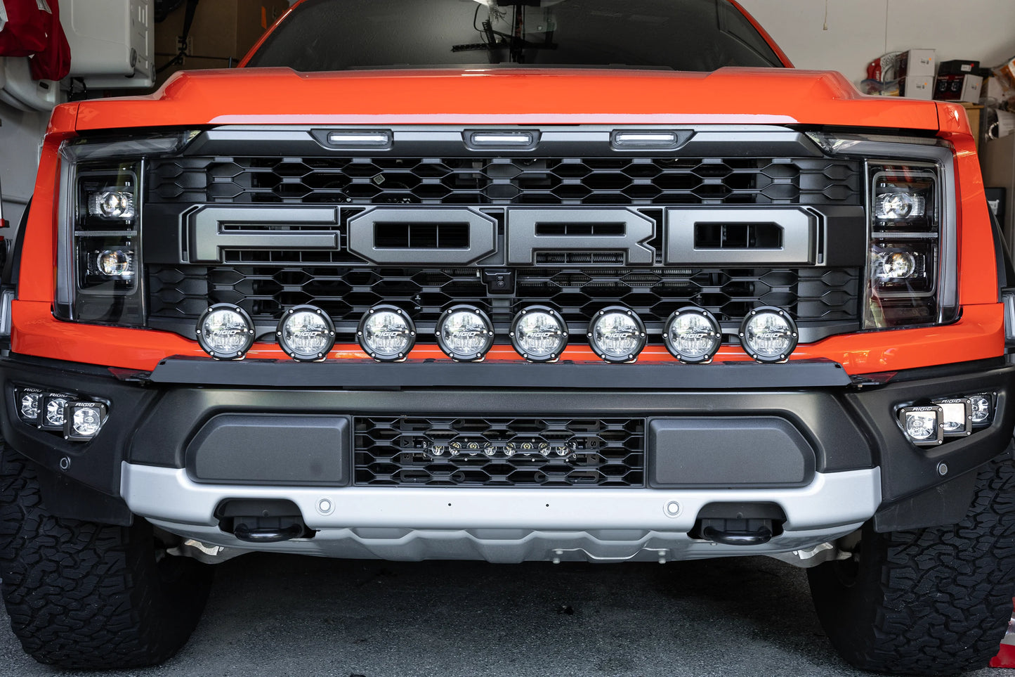 SPV Parts 2021+ Gen 3 Ford Raptor Bumper Bracket Kit for 40 & 50 inch light bars