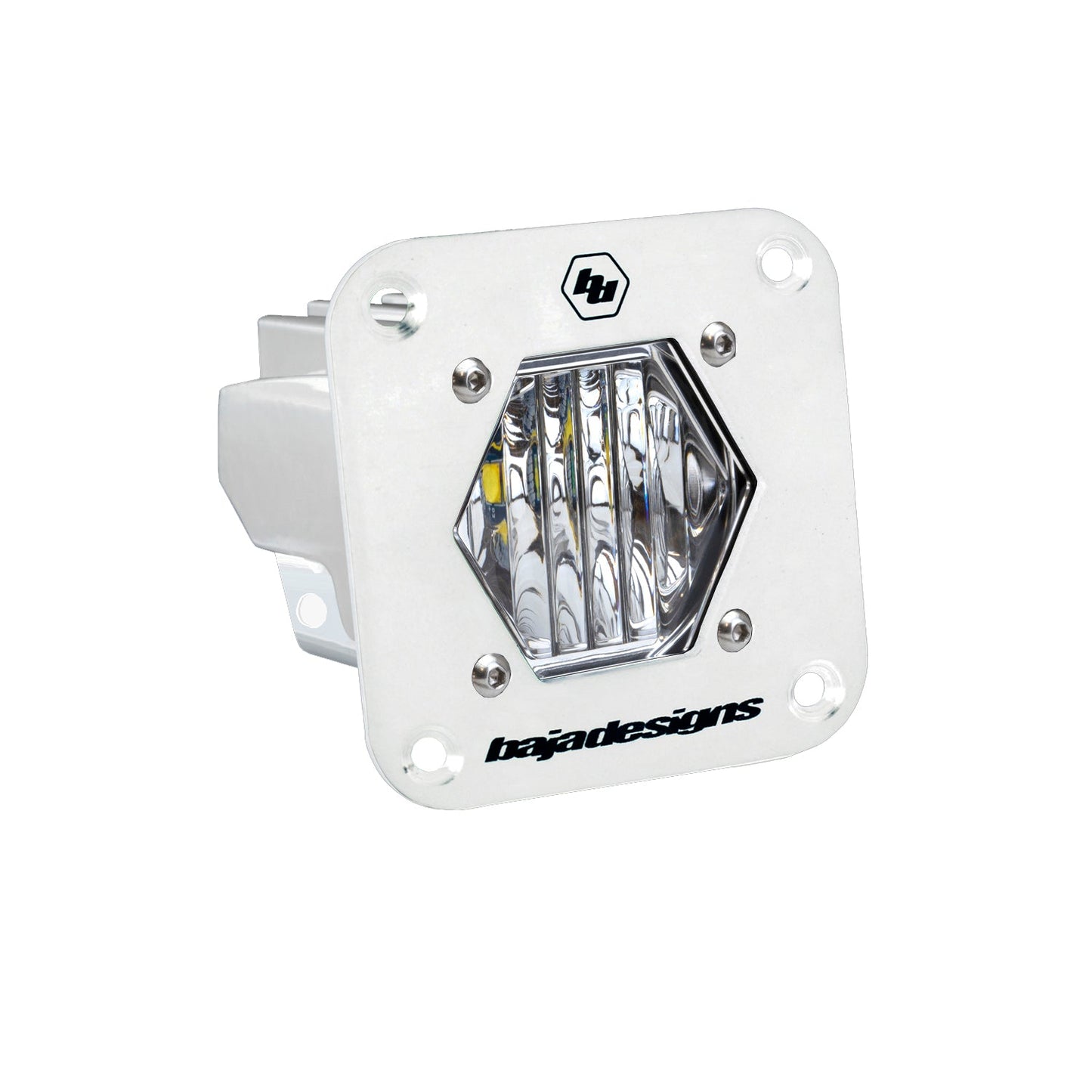 Baja Designs S1 (FLUSH MOUNT) (WHITE CASE) LED Lights (Sold in Singles)
