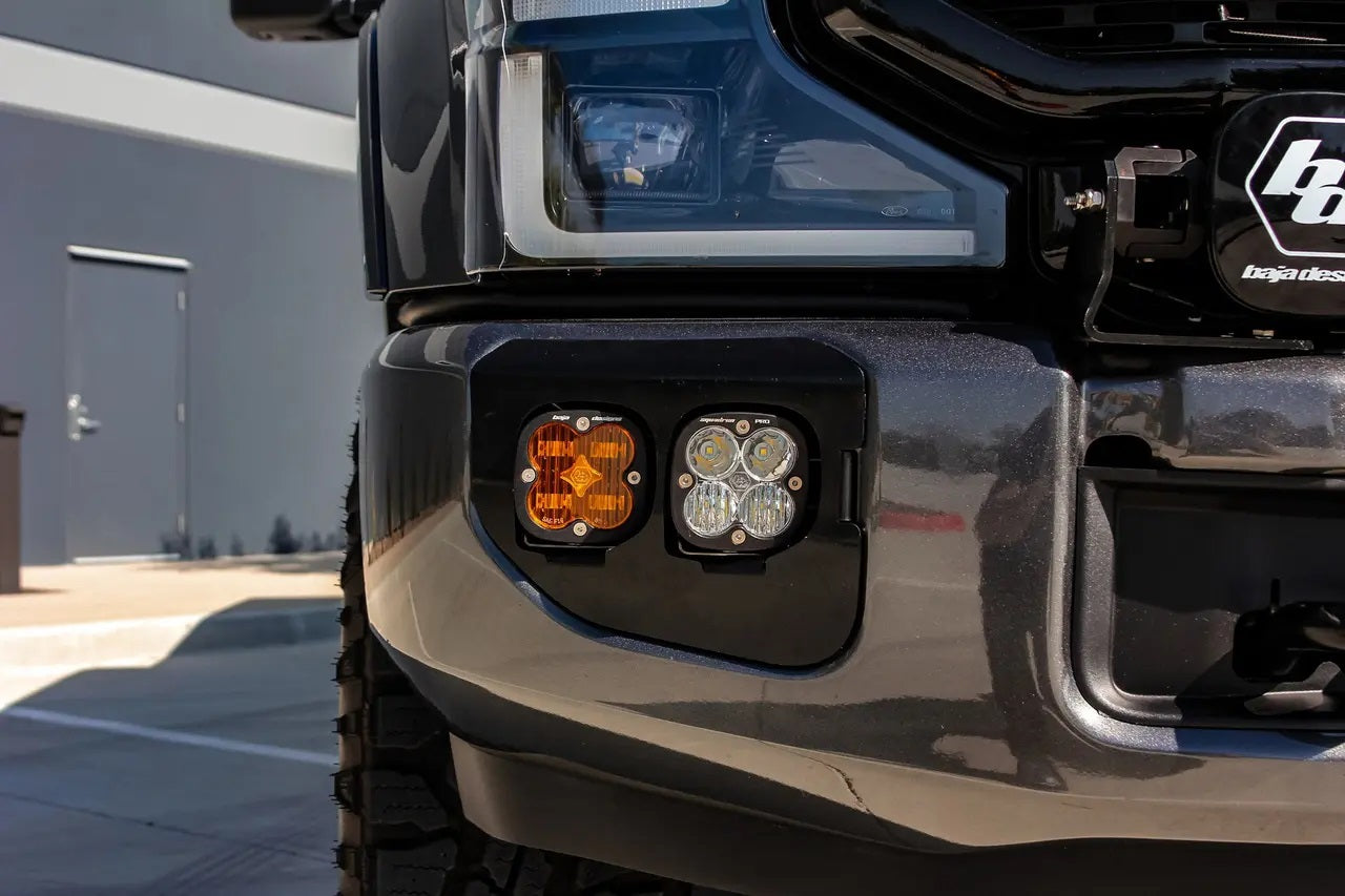 Baja Designs 2020+ Super Duty Squadron SAE Sport or Pro Fog Pocket Kit