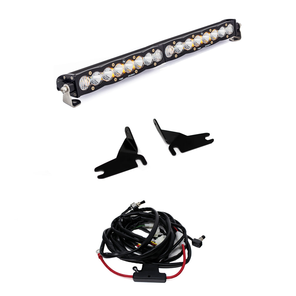 Chevy Silverado 1500 (19-On), S8 Grille Mount, w/ 20" S8 Light Bar
