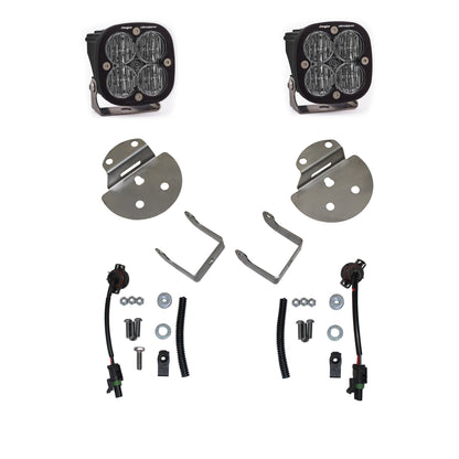 Baja Designs Squadron SAE LED Light Kit - Fits Chevy/GMC 15-19 Canyon, Colorado, Sierra/Silverado 2500/3500 (Set)