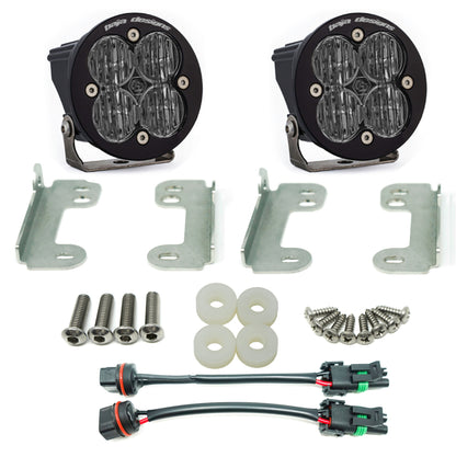 Baja Designs Squadron-R SAE LED Light Kit - Fits Jeep Wrangler 18+ JL / JT Sahara (Set)