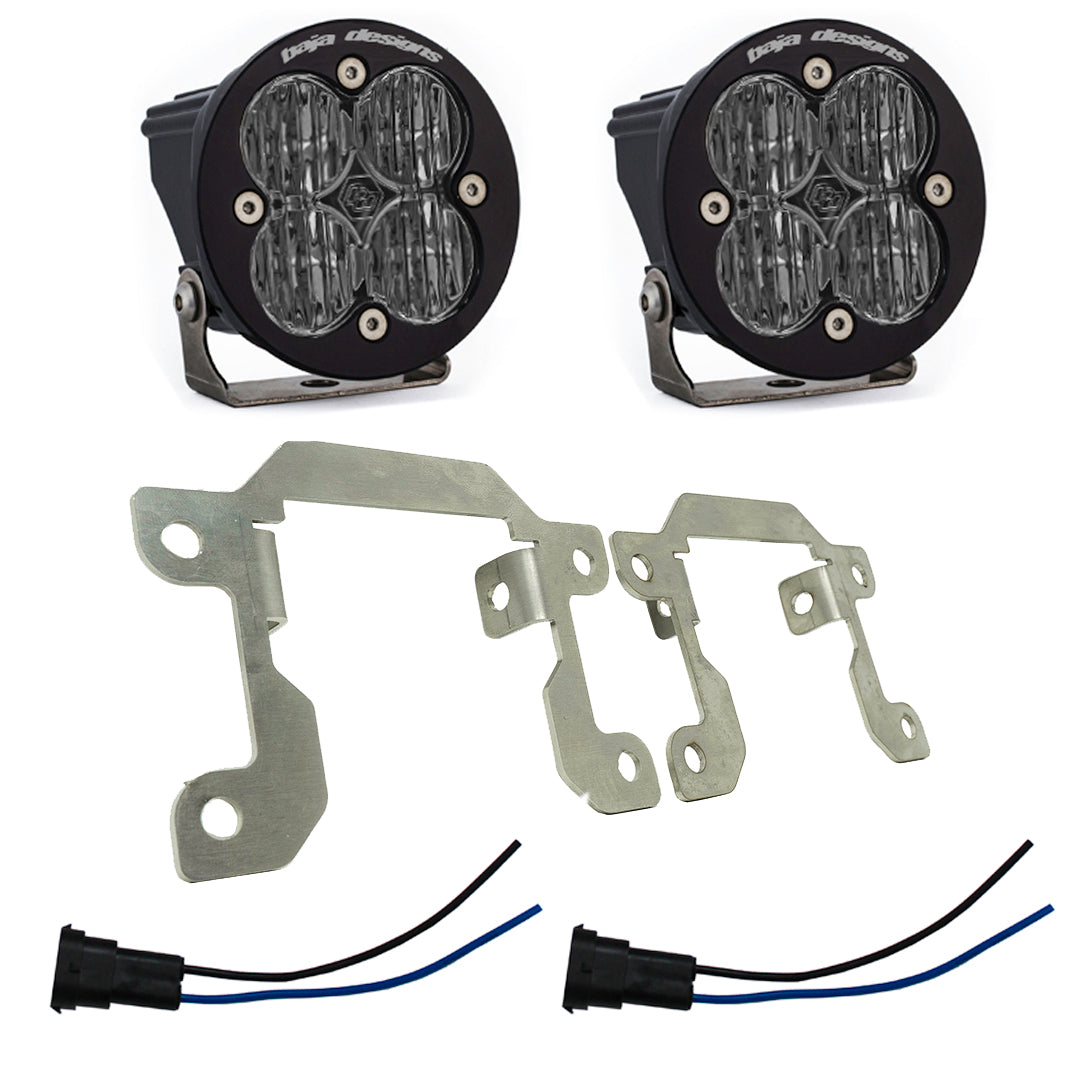 Baja Designs Squadron-R SAE LED Light Kit - Fits Ford/Subaru, Mustang, Focus, Fusion, Fiesta, WRX & More (See Details) (Set)