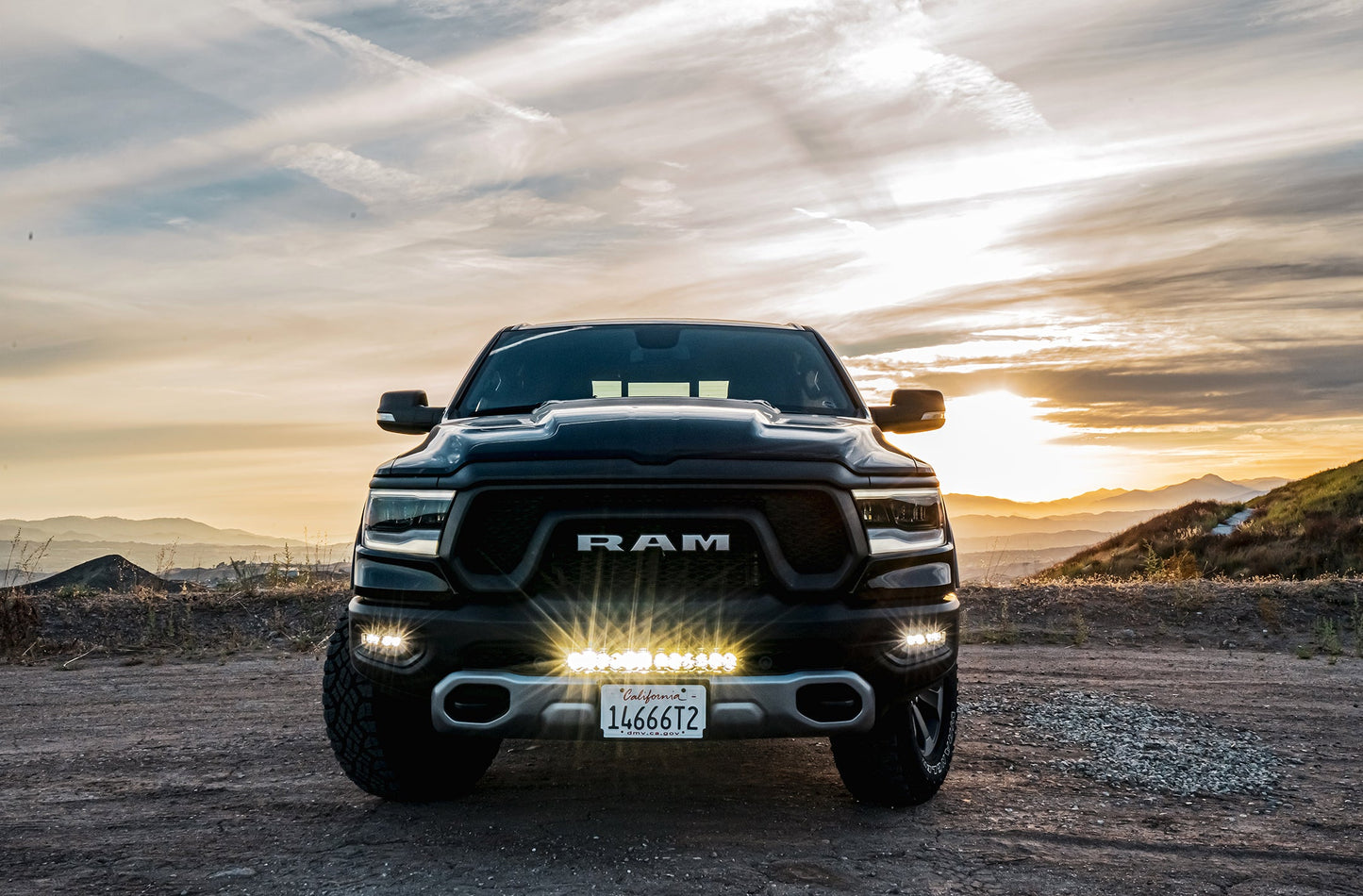Baja Designs Dodge, Ram Rebel/TRX (19-On), Dual S2 Fog Pocket Kit