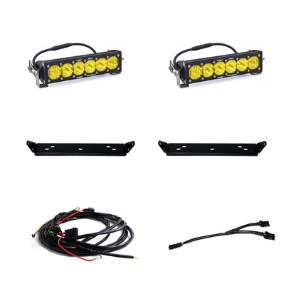 Baja Designs OnX6+ 10 Inch Dual Behind Grille Light Kit fits 21-On Ford Raptor