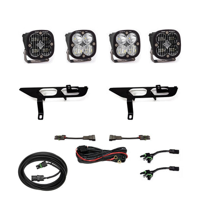 2021-2023 FORD F-150 Baja Designs SQUADRON SAE/SPORT FOG POCKET LIGHT KIT (w/Daytime Running Lights)
