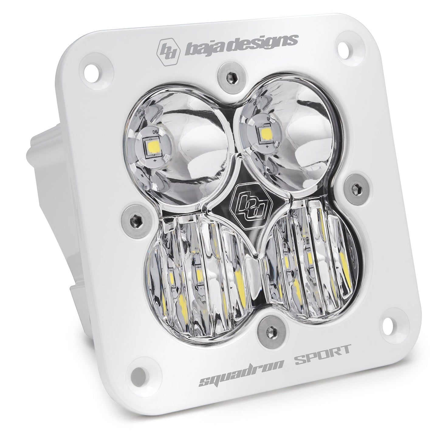 Baja Designs Squadron SPORT (WHITE) LED (FLUSH MOUNT) Pods (Sold in Singles)