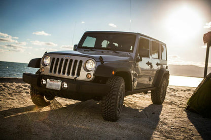 Baja Designs Squadron-R SAE LED Light Kit - Fits Jeep Wrangler JK (Set)