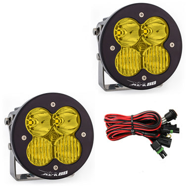 Baja Designs XL-R80 Series Pod Light Pair Driving Combo in Amber