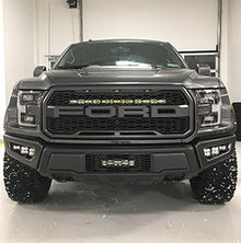 Baja Designs grille lower grille LED light, paired with 30" in grille light and Baja Designs fog lights 