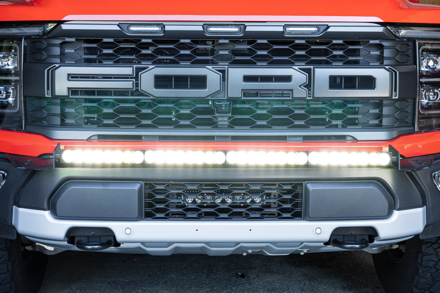 2024+ Gen 3 Ford Raptor (& Tremor) MODULAR Bumper Bracket Kit for 40 inch light bars by SPV Parts