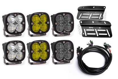 2021- 2025 Ford BRONCO Baja Designs Sport & PRO Triple Fog Light Kit (Modular Bumper, INCLUDING RAPTOR)