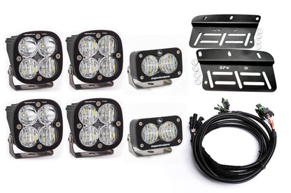 2021- 2025 Ford BRONCO Baja Designs Sport & PRO Triple Fog Light Kit W/S2 (Modular Bumper, INCLUDING RAPTOR)