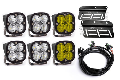 2021- 2025 Ford BRONCO Baja Designs Sport & PRO Triple Fog Light Kit (Modular Bumper, INCLUDING RAPTOR)