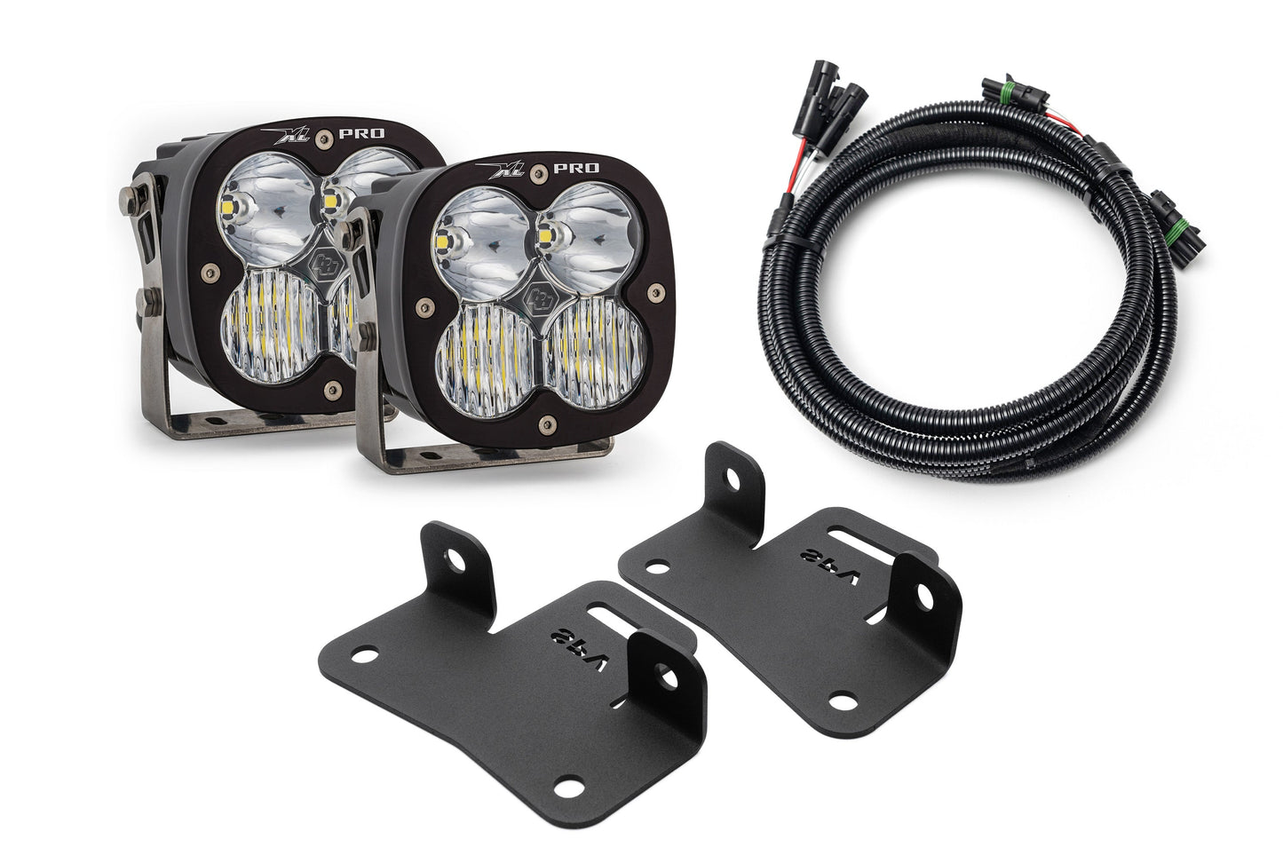 SPV Parts 2021+ Ford Bronco Modular Bumper Light / Light Bar Kit with 30" Light Bar or 2 Lights