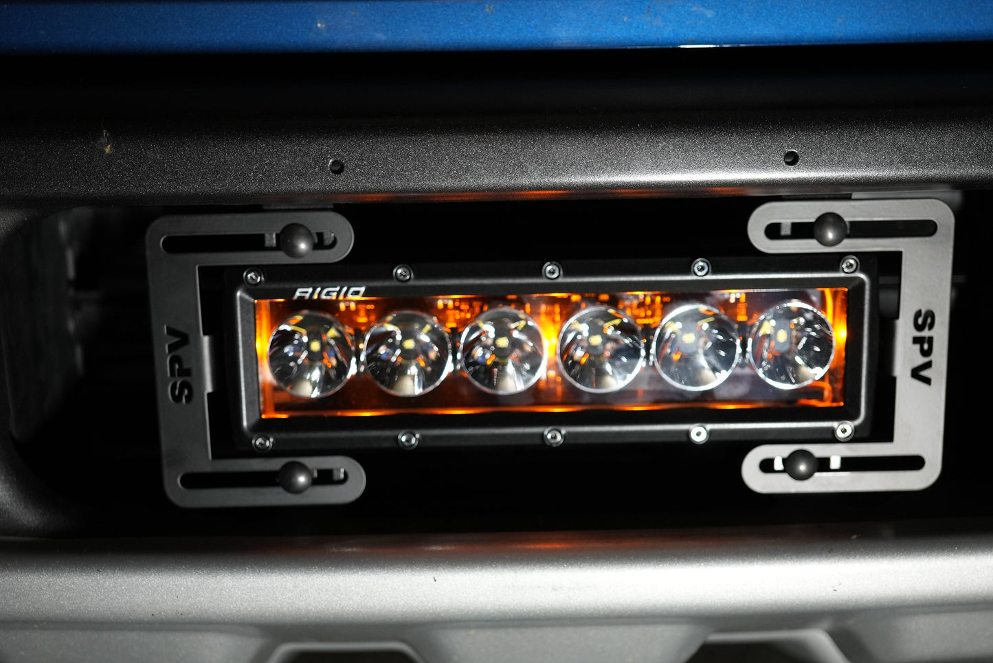 SPV Parts 2021-2025 Ford F-150 Raptor 6''-12'' LOWER Grille Light Bar BRACKETS (Works with BOTH Bumpers)