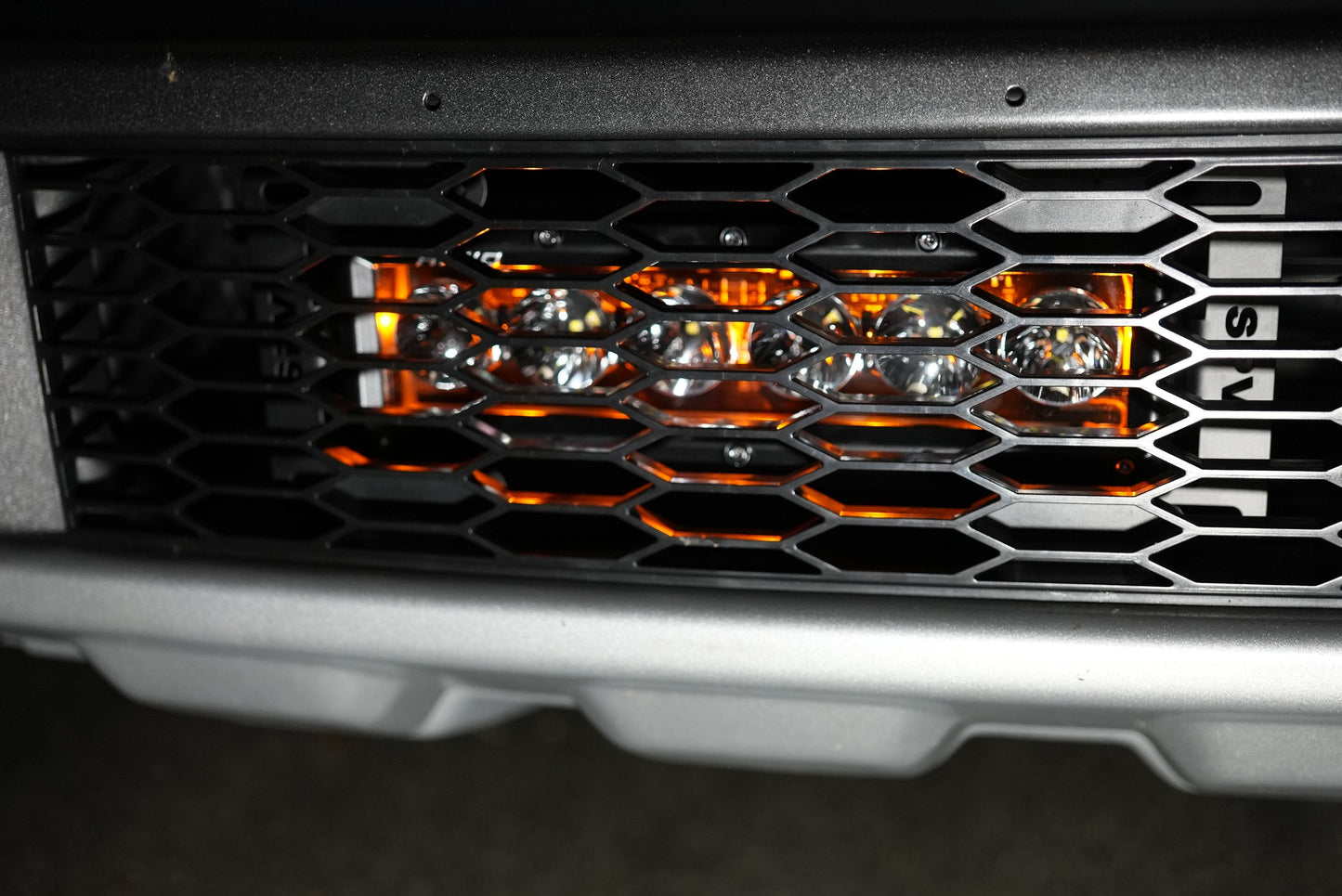 SPV Parts 2021-2025 Ford F-150 Raptor 6''-12'' LOWER Grille Light Bar BRACKETS (Works with BOTH Bumpers)