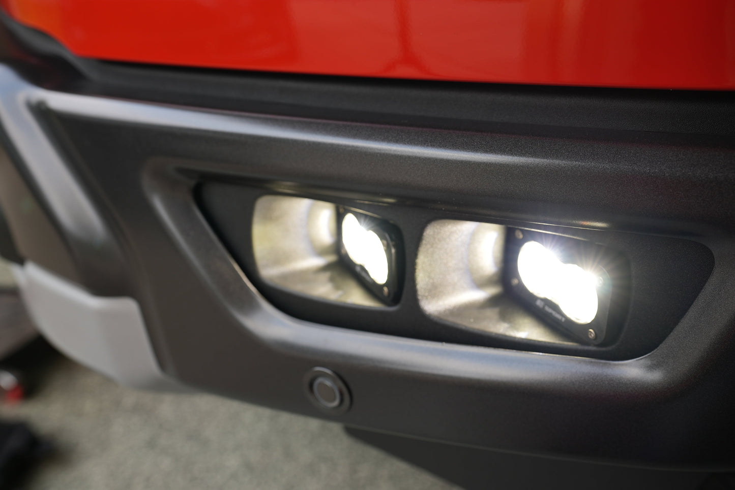 SPV Parts 2021-2025 Ford F-150 & Bronco Raptor OEM Fog Light Upgrade Kit with Brackets and Baja Designs S2 Lights
