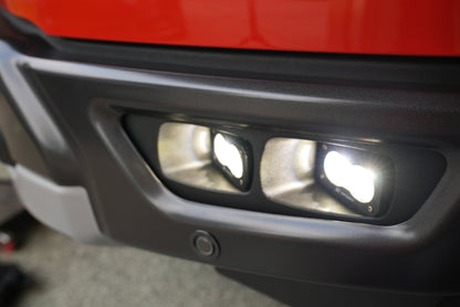 SPV Parts 2021-2025 Ford F-150 & Bronco Raptor OEM Fog Light Upgrade Kit with Brackets and Baja Designs S2 Lights