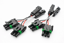 2021-2025 Ford F-150 Raptor OEM FOG Connector (Pair) to DOUBLE 3 Pole Weather Pack Adapter / Backlight Port (Radiance or others)