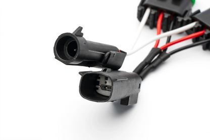2021-2025 Ford F-150 Raptor OEM FOG Connector (Pair) to DOUBLE 3 Pole Weather Pack Adapter / Backlight Port (Radiance or others)