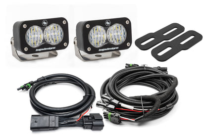 2019-2025 GMC Sierra 1500 (& 20-25 2500/3500) WITH LED TAILS Rear Baja Designs S2 Reverse Light Kit (No Drill)