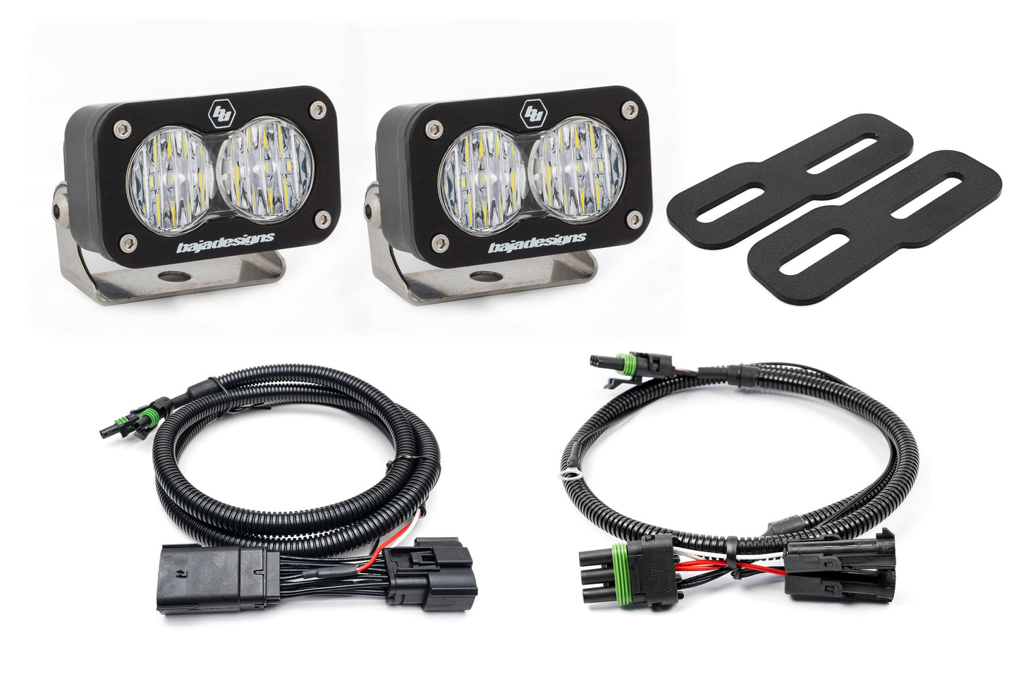 2019-2025 GMC Sierra 1500 (& 20-25 2500/3500) WITH LED TAILS Rear Baja Designs S2 Reverse Light Kit (No Drill)