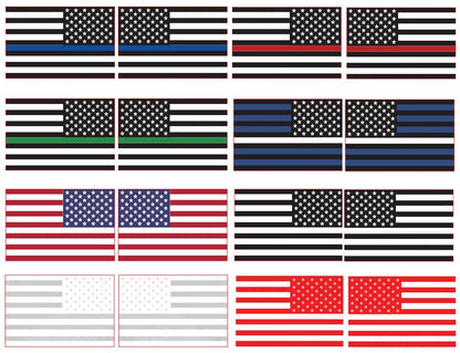 SPV Parts American Flag Vehicle Graphics Left & Right (assorted)