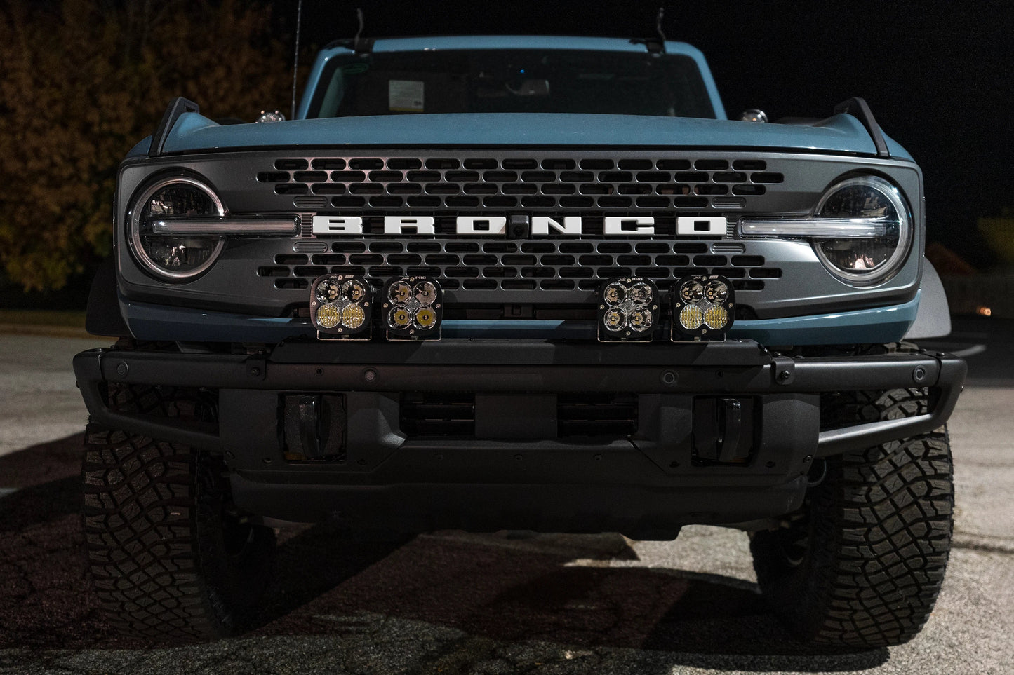 SPV Parts 2021+ Ford Bronco Modular Bumper Universal Slotted Cross Mount (Fits MANY lights)