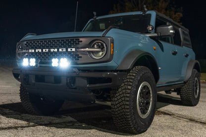 SPV Parts 2021+ Ford Bronco Modular Bumper Universal Slotted Cross Mount Kit (Fits MANY lights)